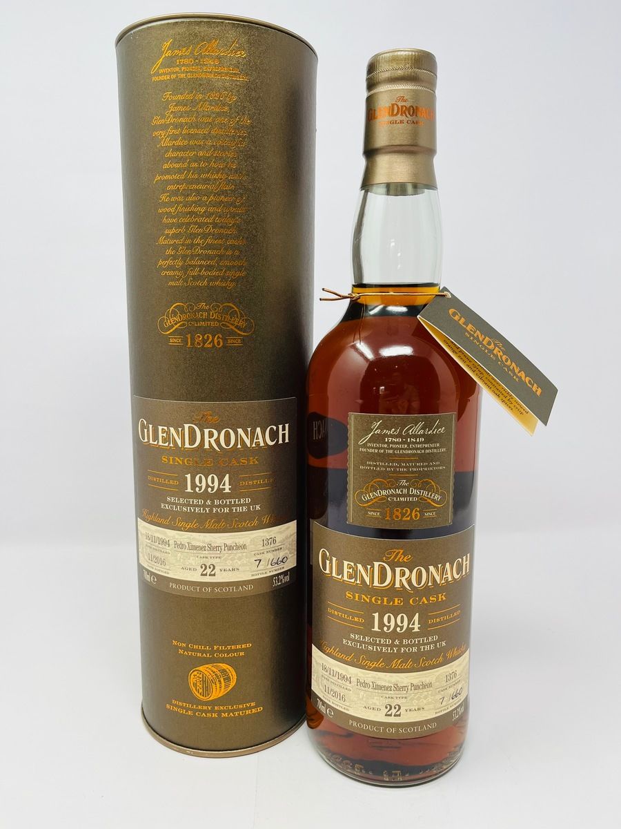 GLENDRONACH 22 YEAR OLD 1994 SINGLE CASK #1376 