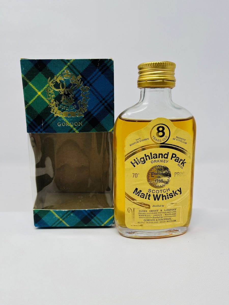 HIGHLAND PARK 70 PROOF 8 YEAR OLD MINIATURE