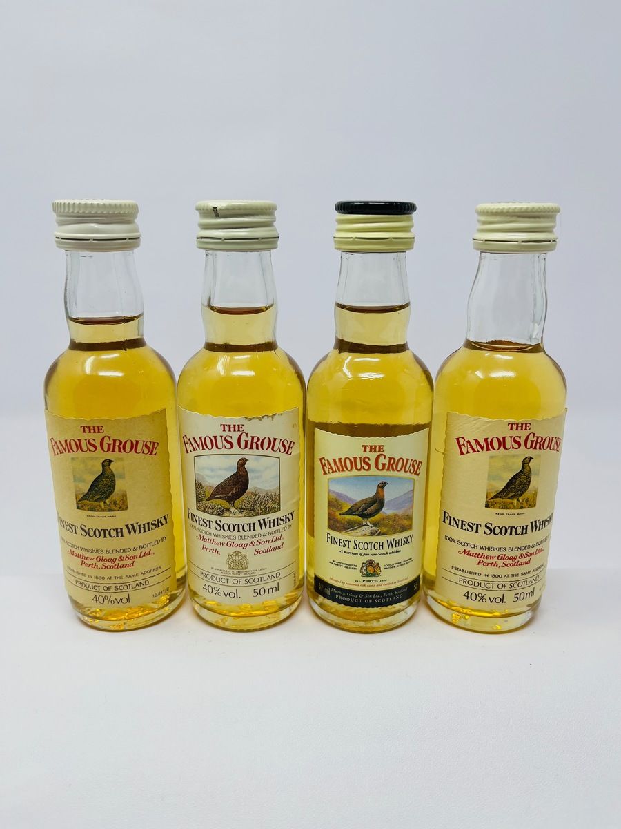 FAMOUS GROUSE WHISKY MINIATURES