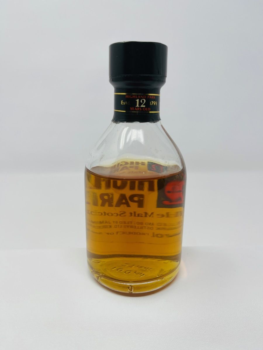 HIGHLAND PARK 12 YEAR OLD 1980's 10CL MINIATURE