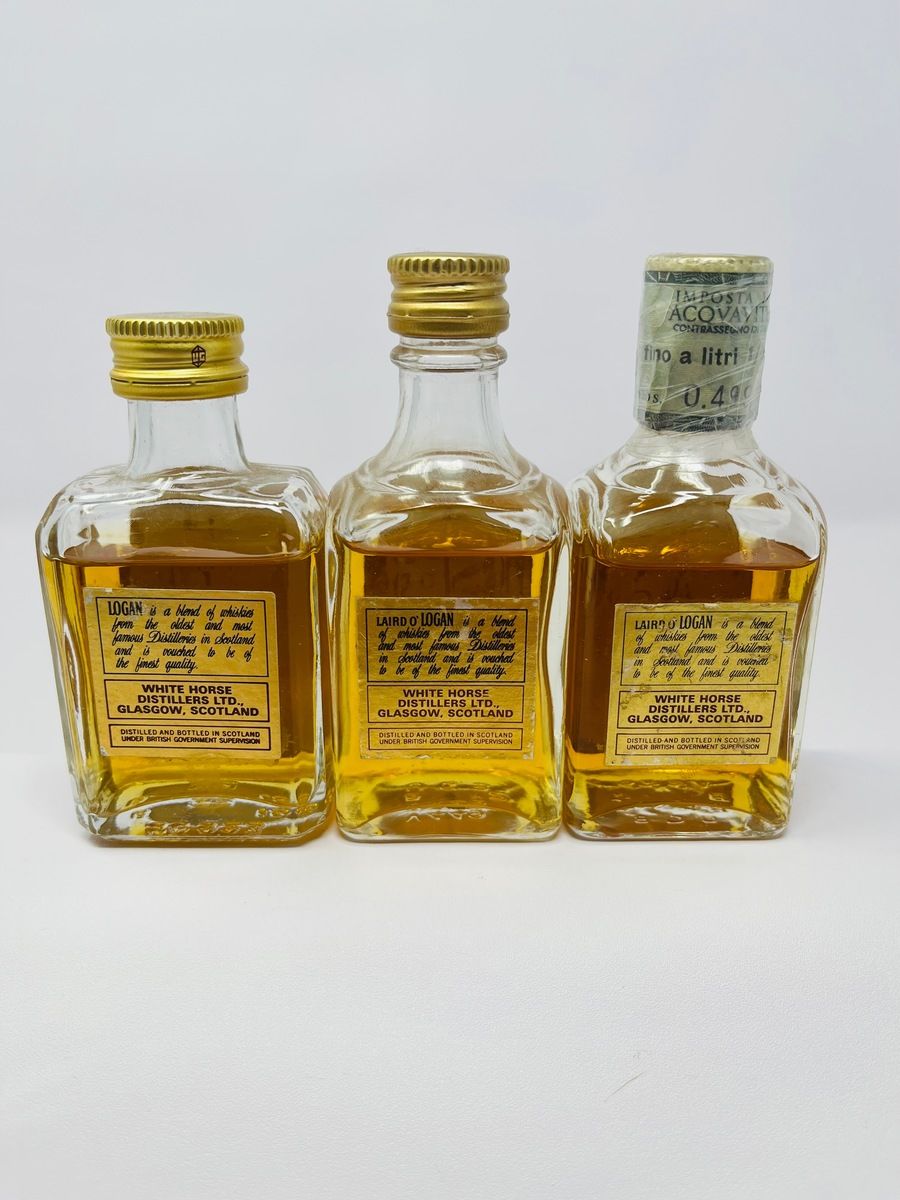 LOGAN DELUX SCOTCH WHISKY MINIATURES