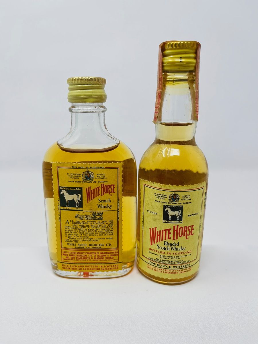 WHITE HORSE SCOTCH WHISKY MINIATURES 