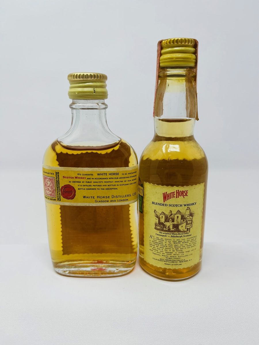 WHITE HORSE SCOTCH WHISKY MINIATURES 
