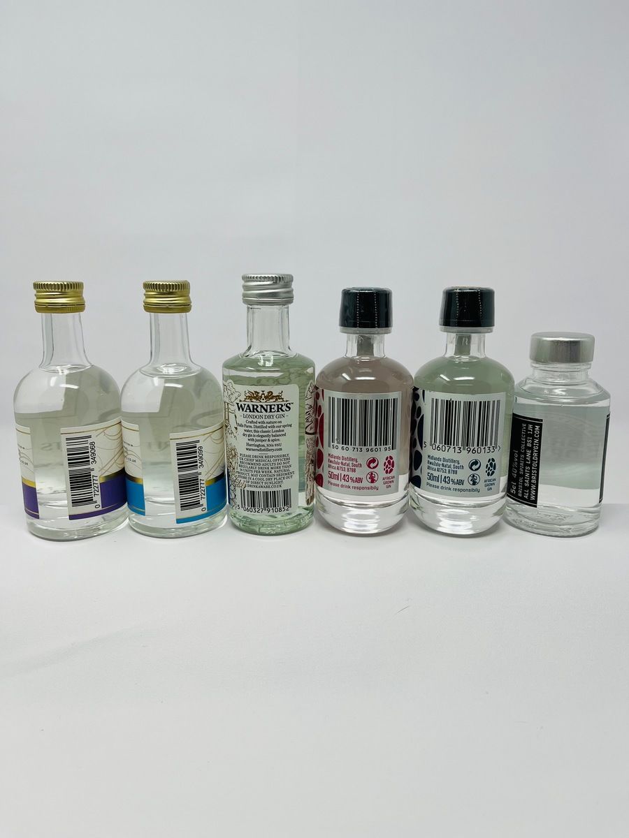 ASSORTED GIN MINIATURES
