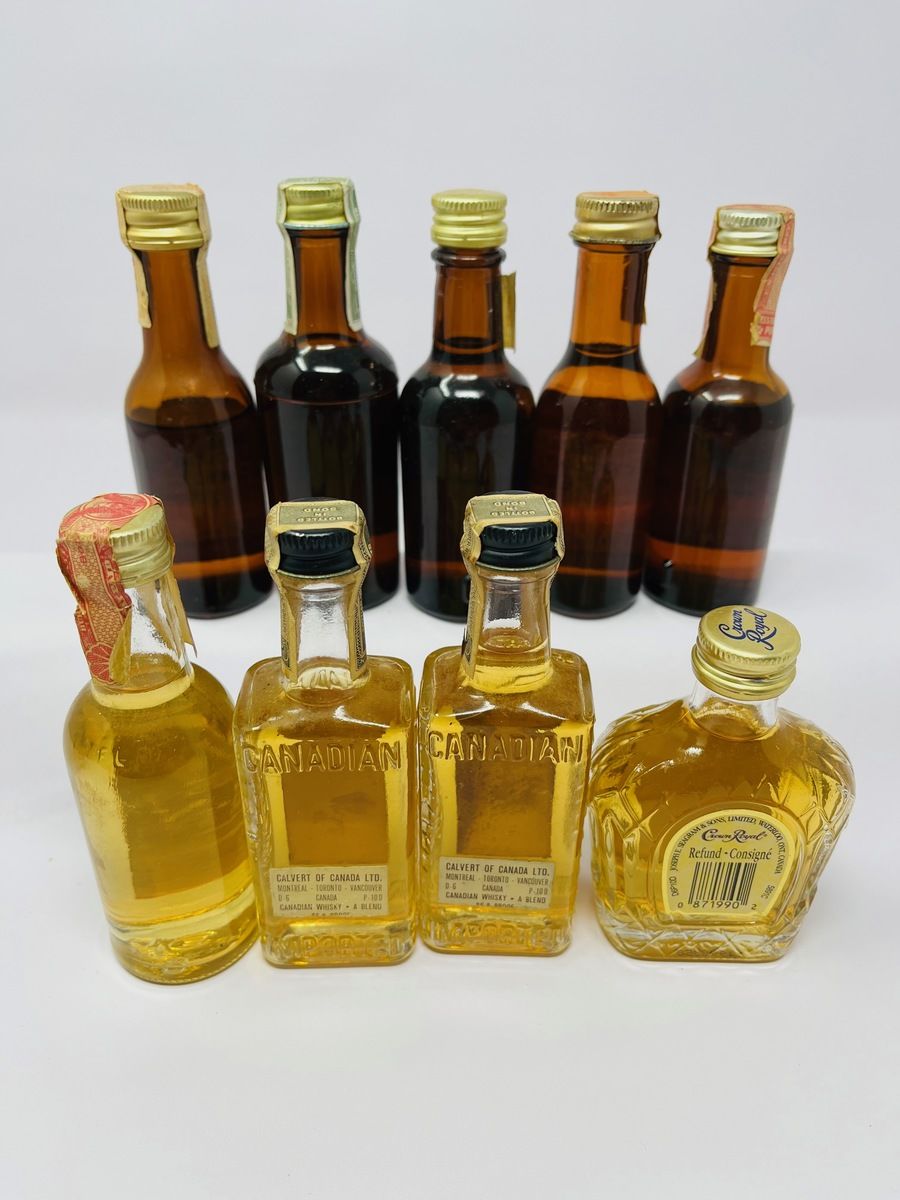 CANADIAN WHISKEY MINIATURES
