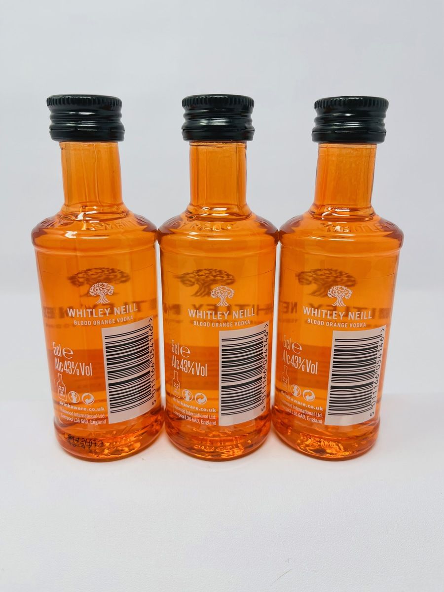 WHITLEY NEIL - BLOOD ORANGE VODKA MINIATURES