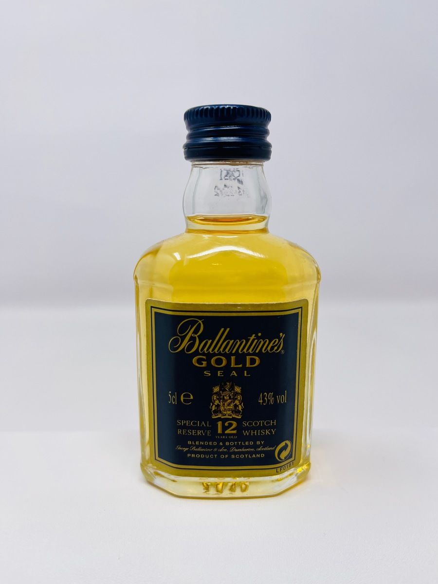 BALLANTINES 12 YEAR OLD GOLD SEAL MINIATURES