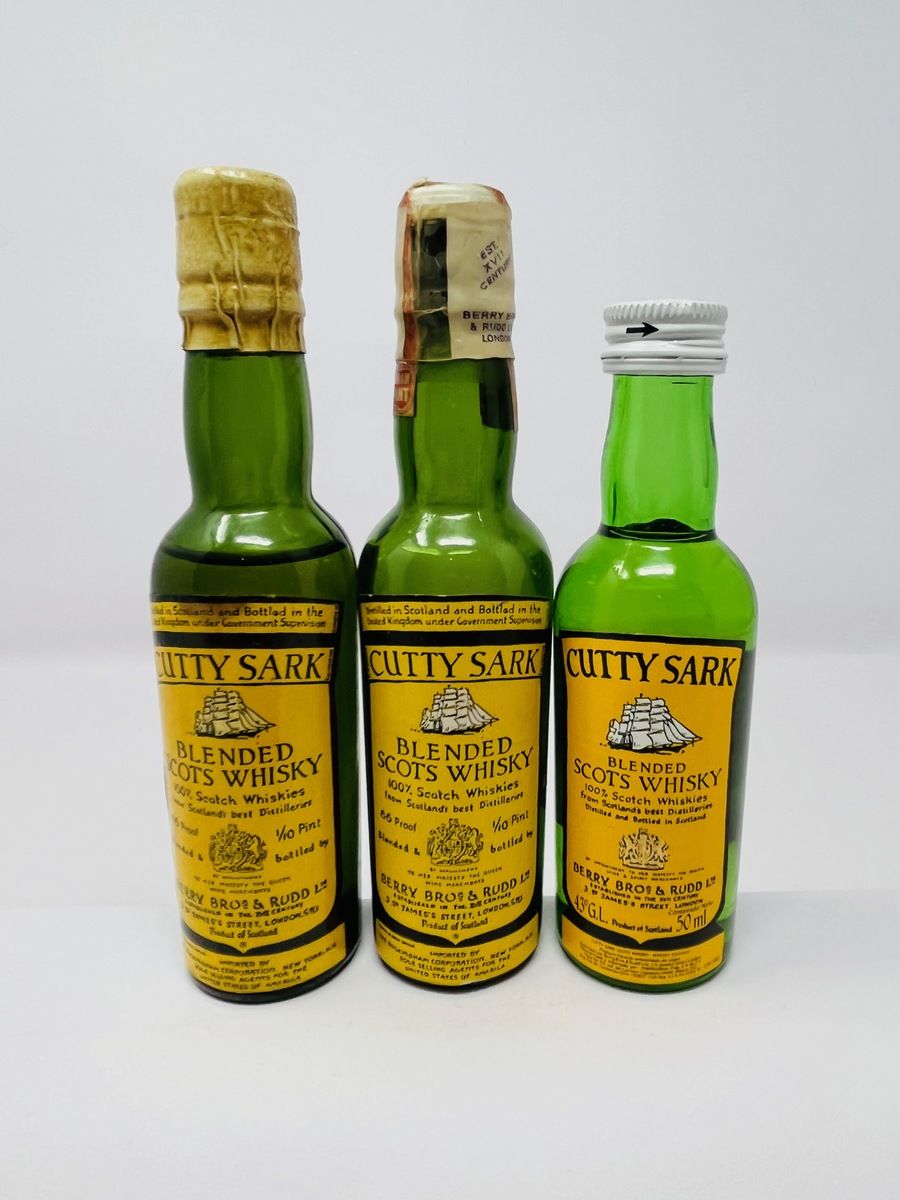 CUTTY SARK WHISKY MINIATURES