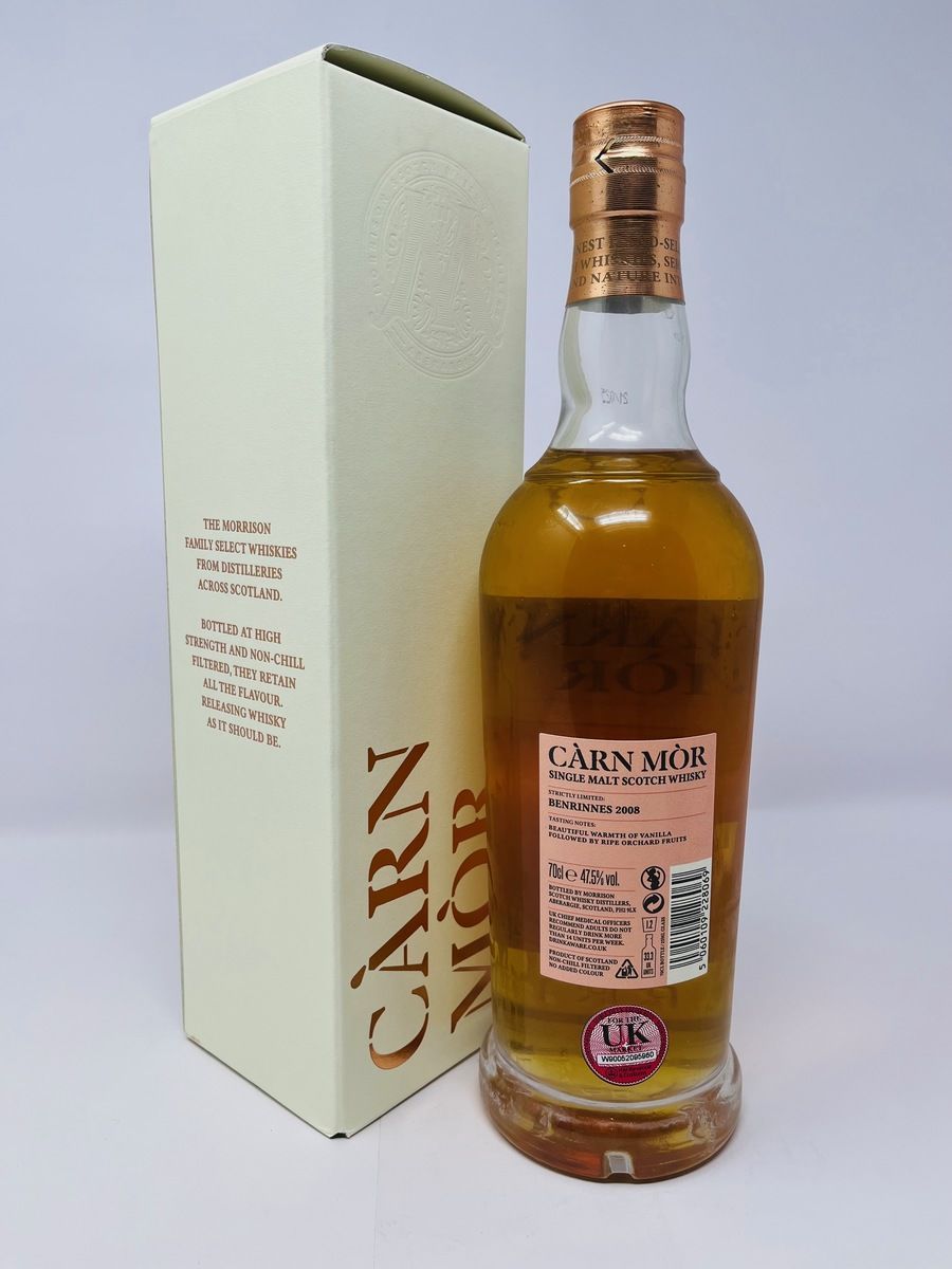 BENRINNES 2008 12 YEAR OLD - CARN MOR STRICTLY LIMITED