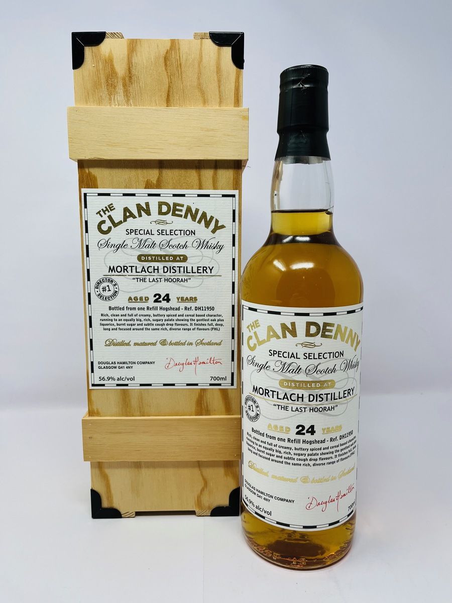 MORTLACH 24 YEAR OLD - CLAN DENNY DIRECTORS SELECTION #1 - THE LAST HOORAH
