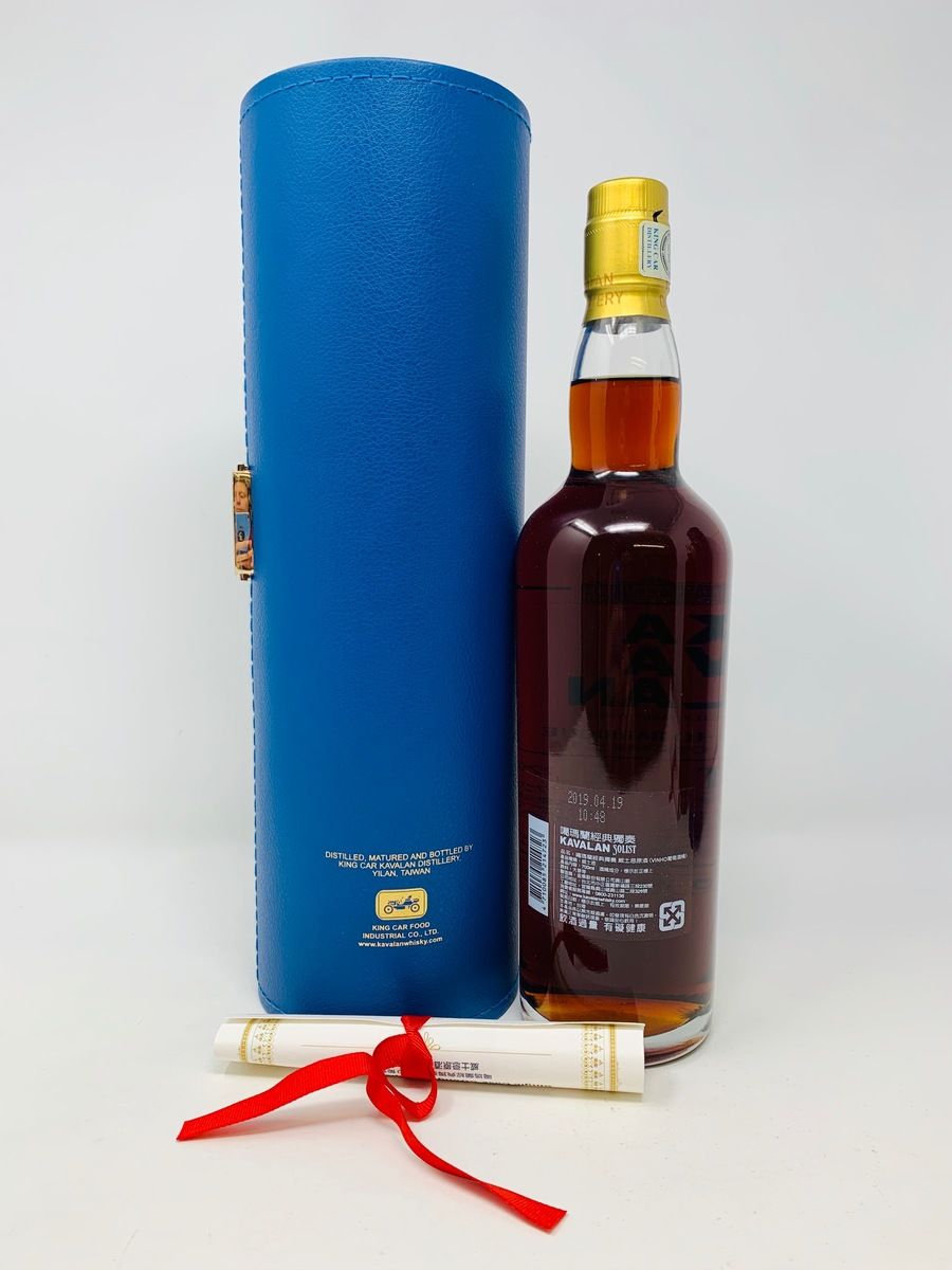 KAVALAN SOLIST CASK STRENGTH VINHO BARRIQUE WHISKY CLUB LASER EXCLUSIVE