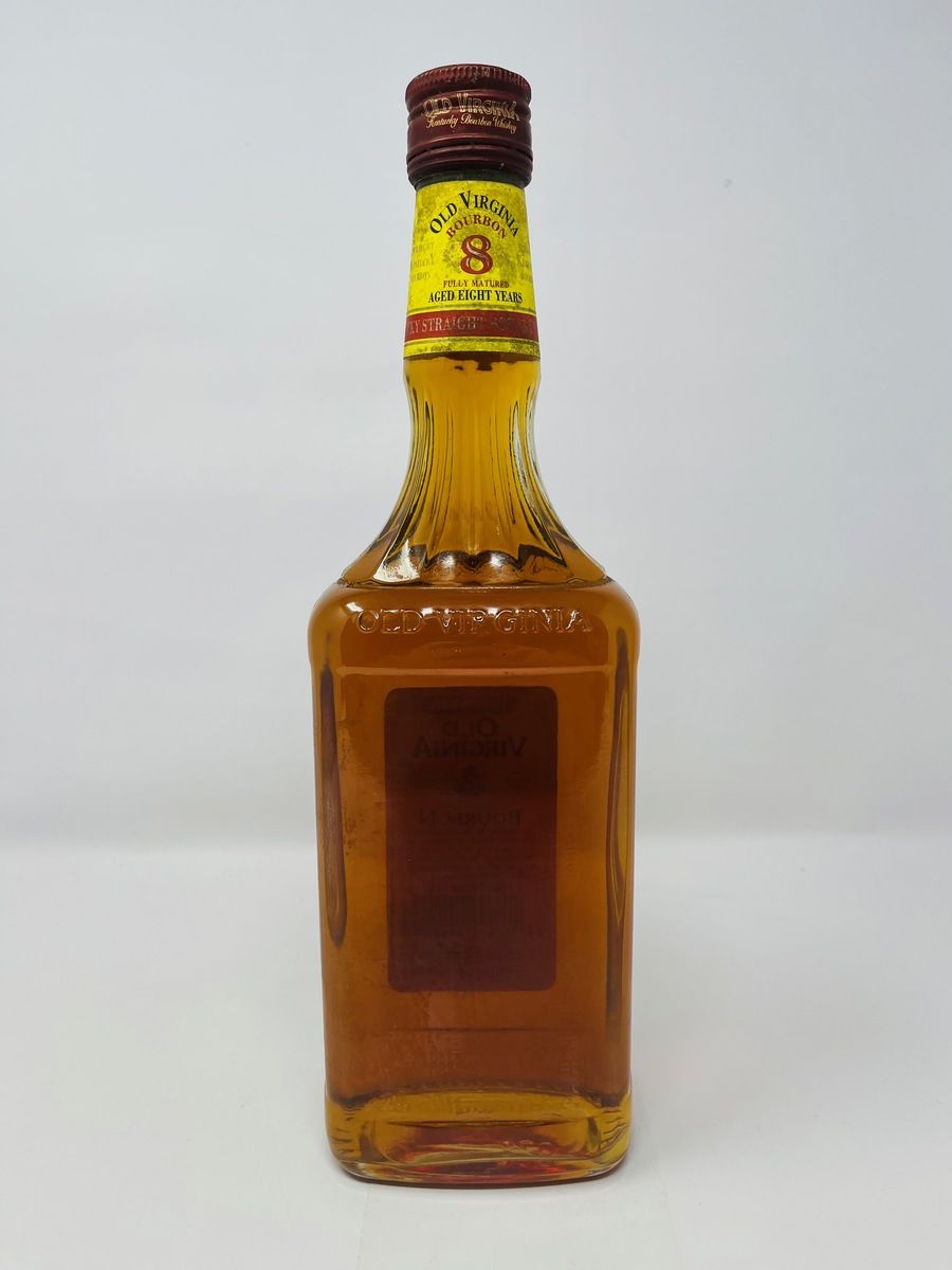 OLD VIRGINIA 8 YEAR OLD STRAIGHT BOURBON WHISKY