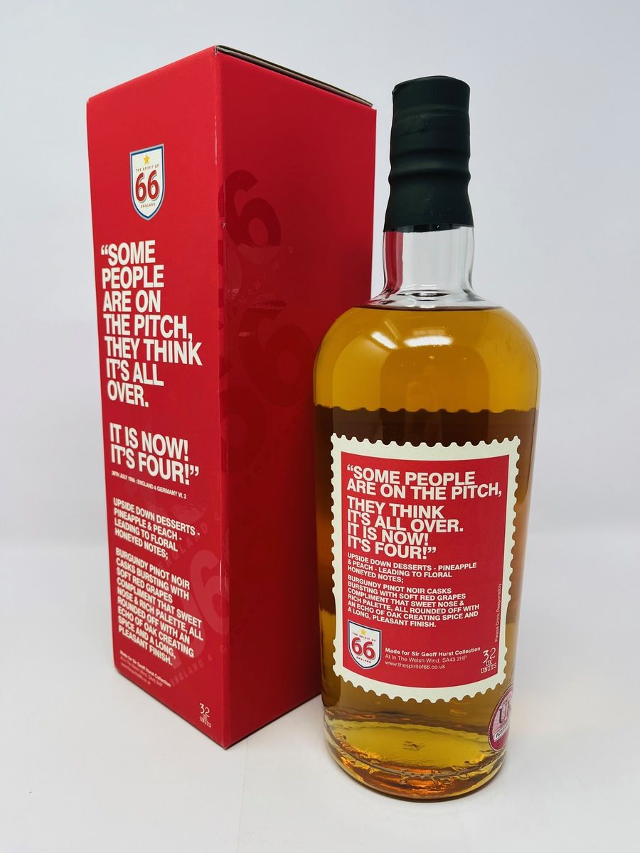 SPIRIT OF 66 ENGLAND SINGLE MALT WHISKY