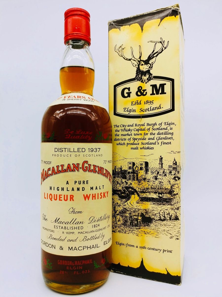 MACALLAN 1937 GORDON & MACPHAIL STENCIL