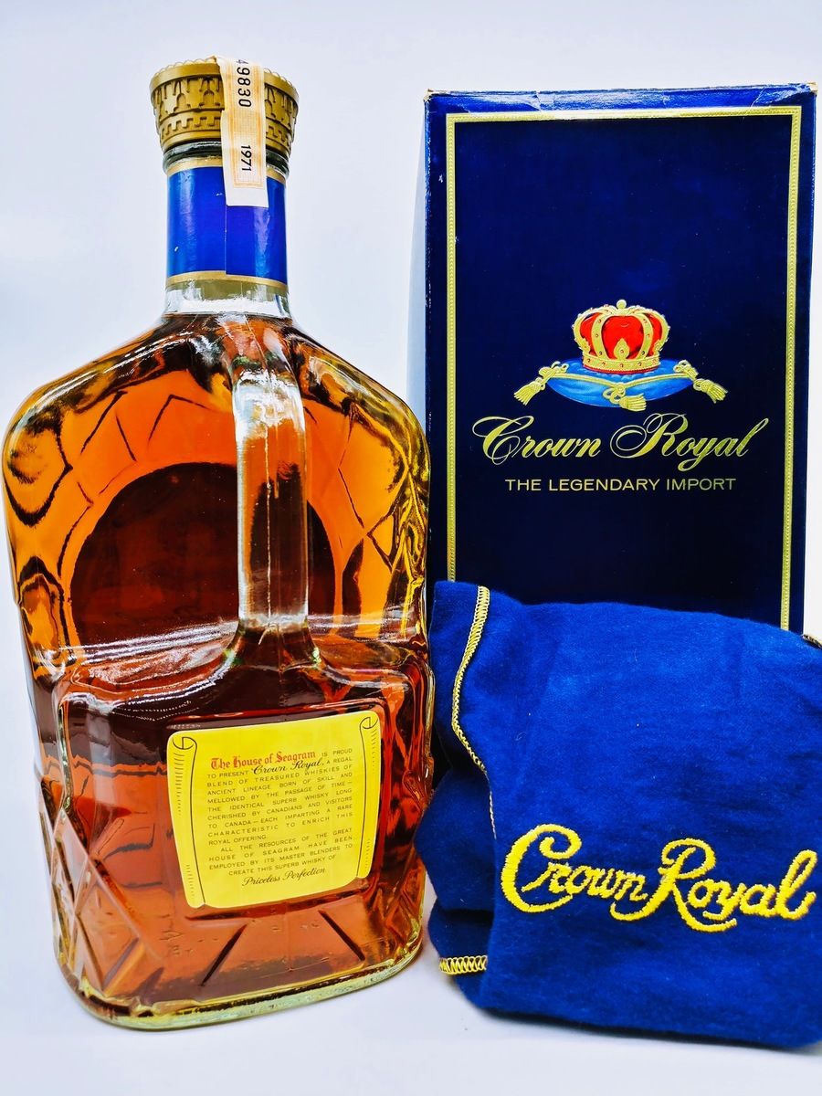 SEAGRAMS CROWN ROYAL 1971 1.75LTR
