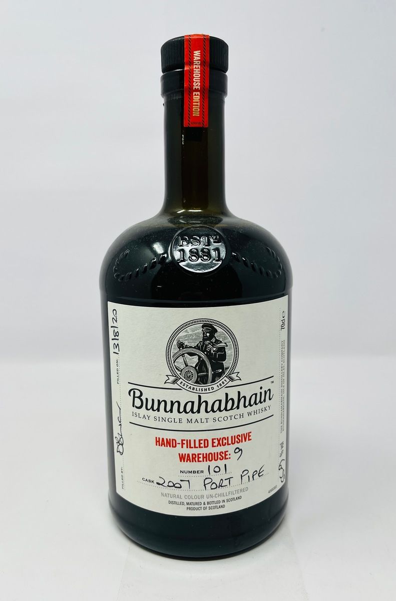 BUNNAHABHAIN 2007 HAND FILLED EXCLUSIVE WAREHOUSE 9