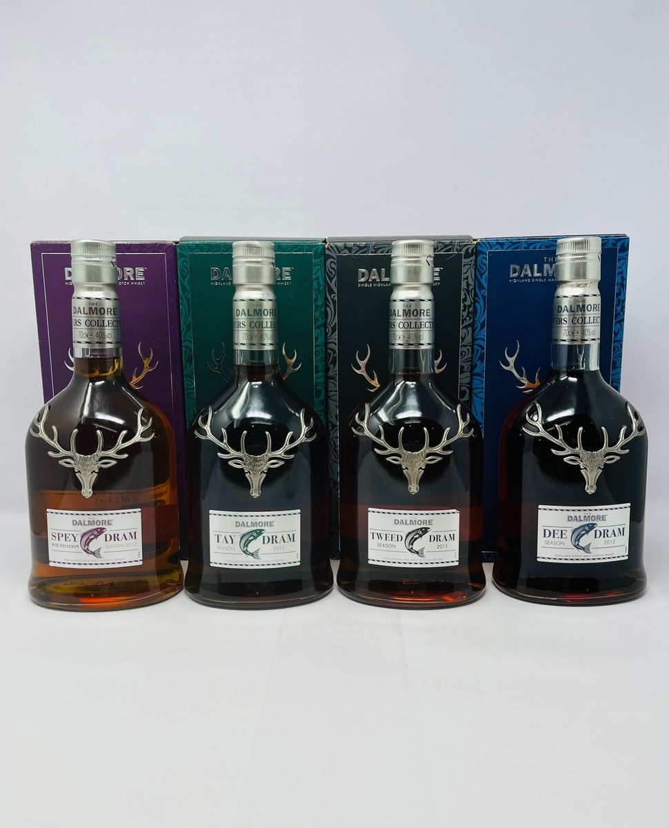 DALMORE RIVERS SERIES - SPEY 2012 - TAY 2012 - TWEED 2011 - DEE 2012