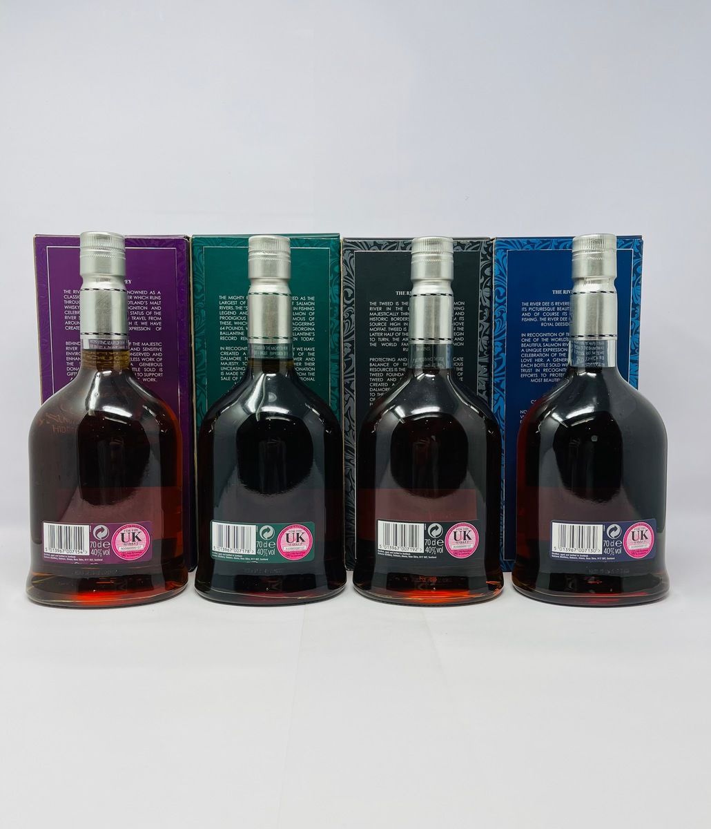 DALMORE RIVERS SERIES - SPEY 2012 - TAY 2012 - TWEED 2011 - DEE 2012