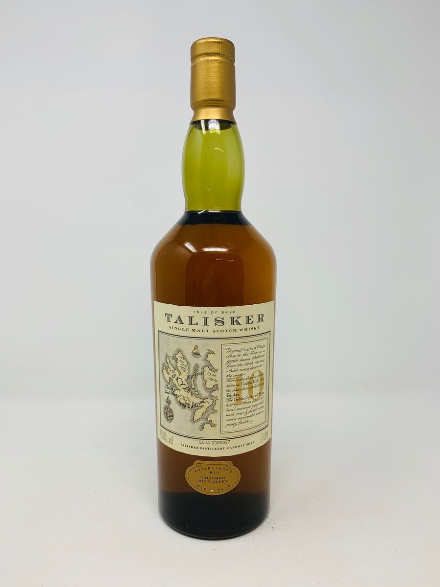 TALISKER 10 YEAR OLD OLD MAP LABEL 1990'S