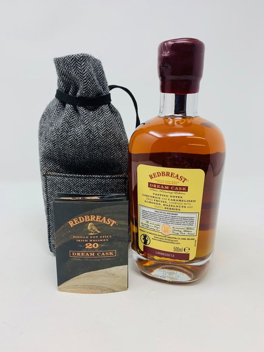 REDBREAST 20 YEAR OLD DREAMCASK PEDRO XIMINEZ EDITION