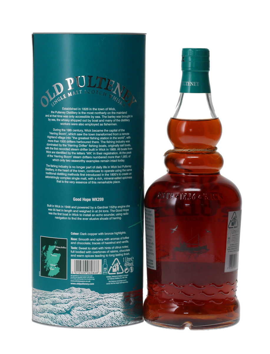 OLD PULTENEY WK209 GOOD HOPE LIMITED EDITION TRAVEL RETAIL EXCLUSIVE