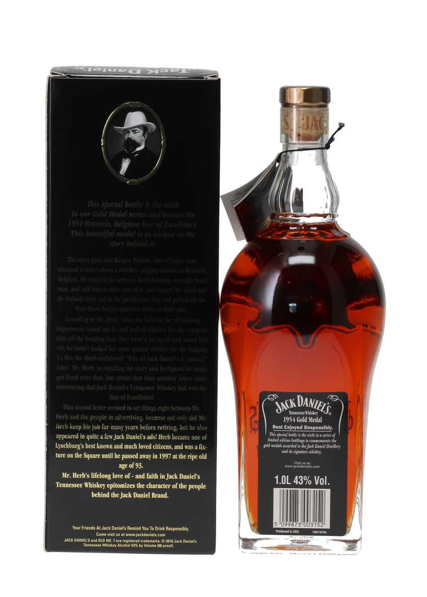 JACK DANIELS 1954 GOLD MEDAL