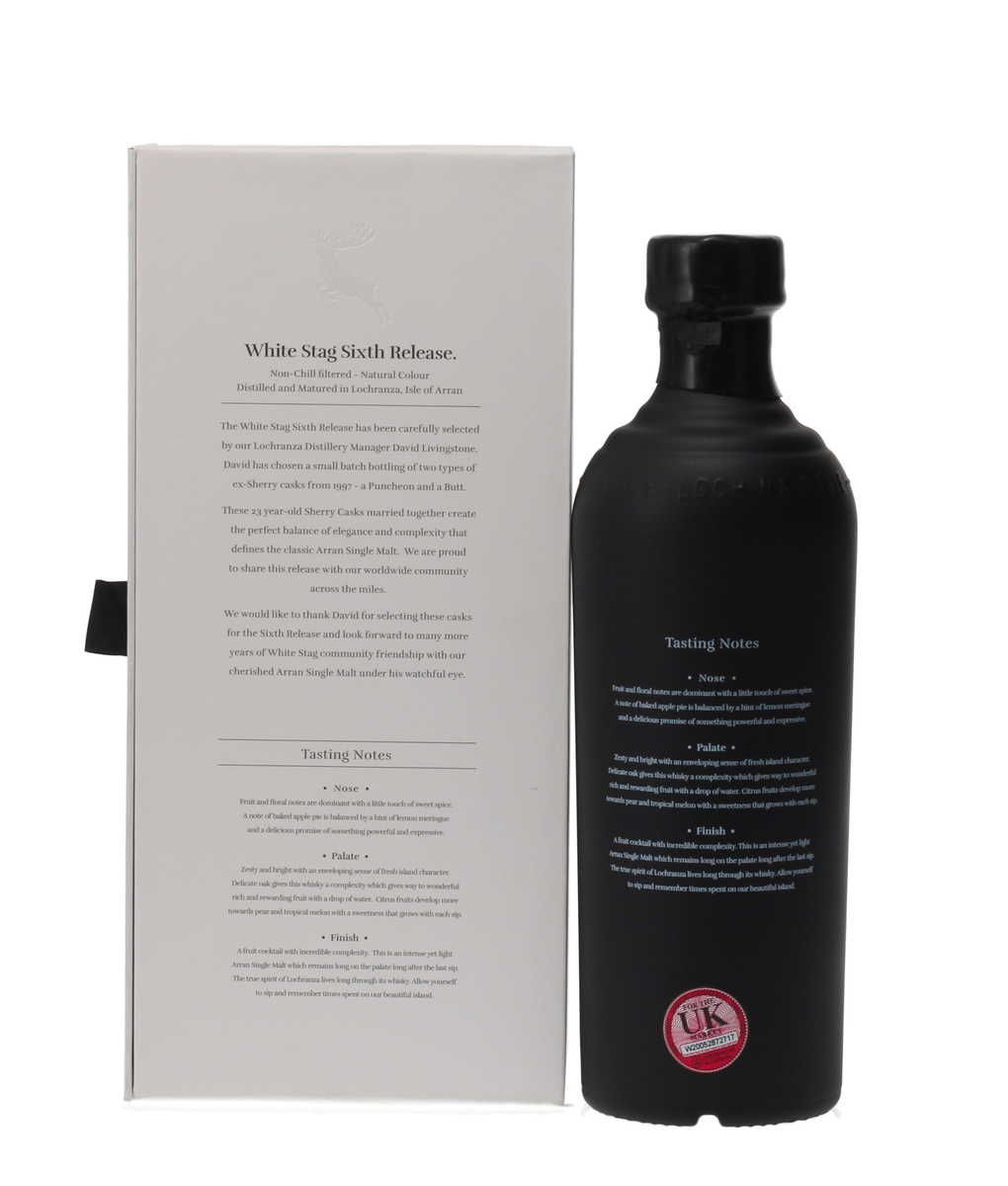 ARRAN 23 YEAR OLD 1997 WHITE STAG - 6TH RELEASE