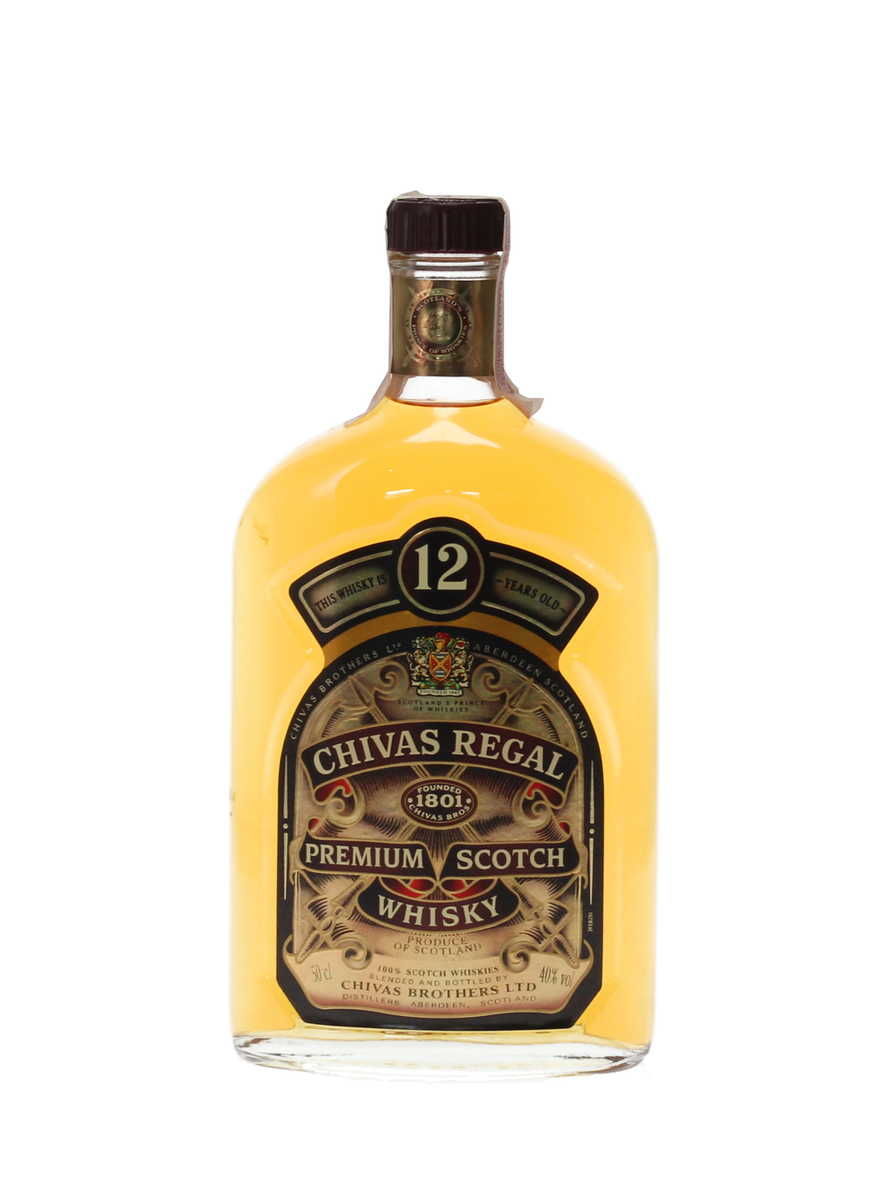 CHIVAS REGAL 12 YEAR OLD 50CL FLASK BOTTLE