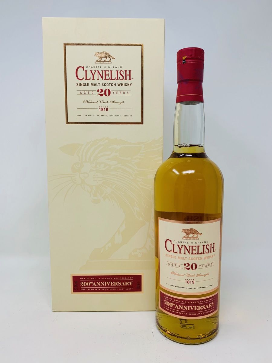 CLYNELISH 20 YEAR OLD 200TH ANNIVERSARY