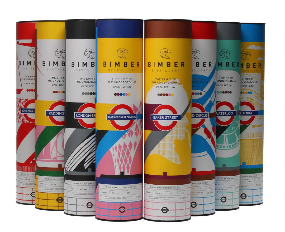 BIMBER - THE SPIRIT OF THE UNDERGROUND SET 8 X 70CL