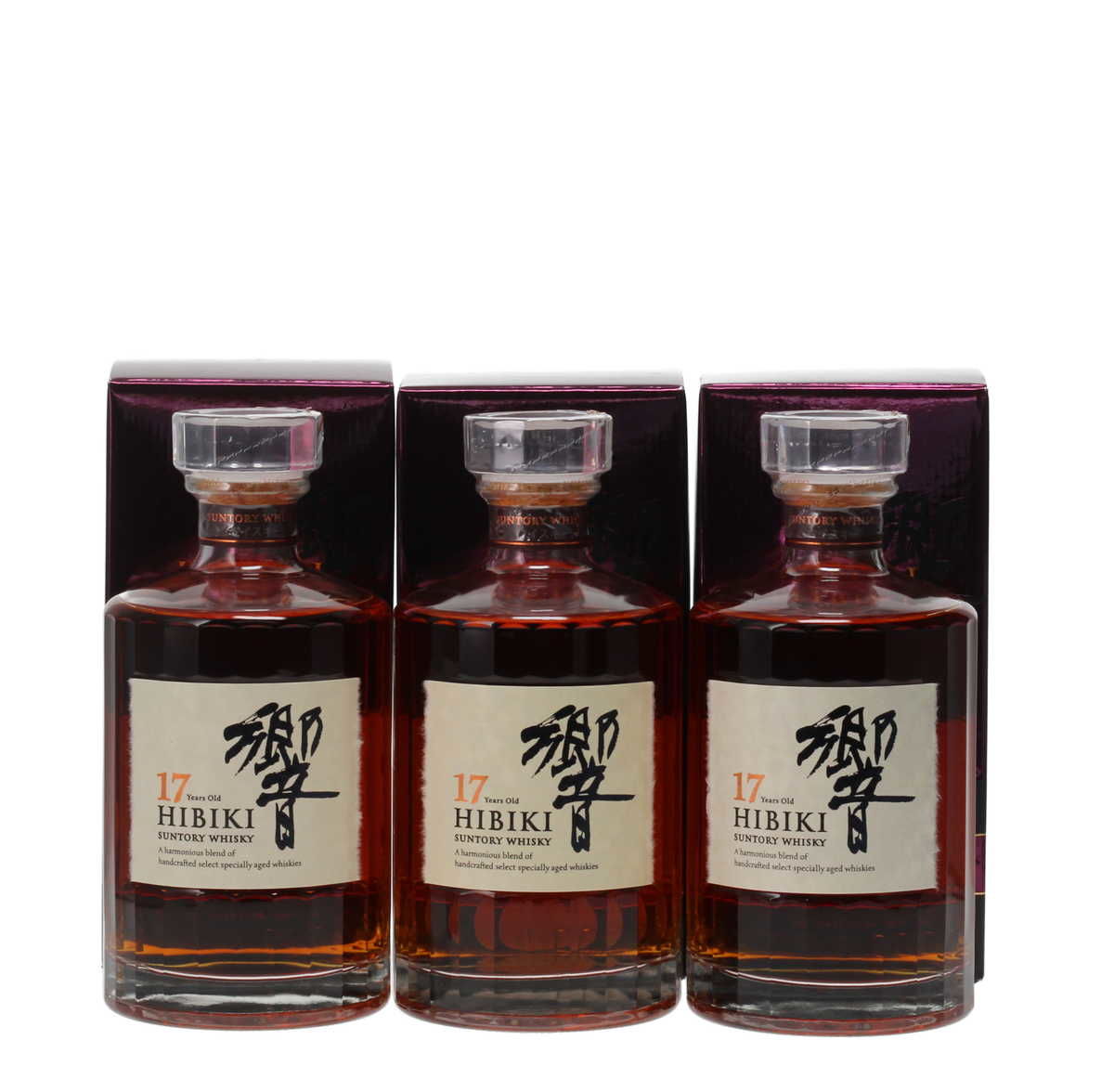 HIBIKI 17 YEAR OLD x 3 70cl