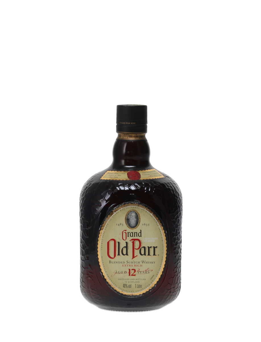 GRAND OLD PARR 12 YEAR OLD DE LUXE SCOTCH WHISKY 1 LITRE
