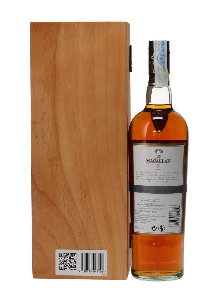 MACALLAN 21 YEAR OLD FINE OAK
