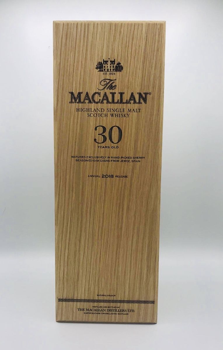 MACALLAN 30 YEAR OLD 2018 SHERRY OAK