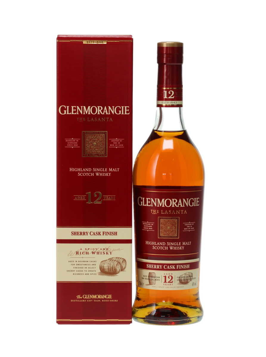 GLENMORANGIE LASANTA 12 YEAR OLD SHERRY CASK FINISH