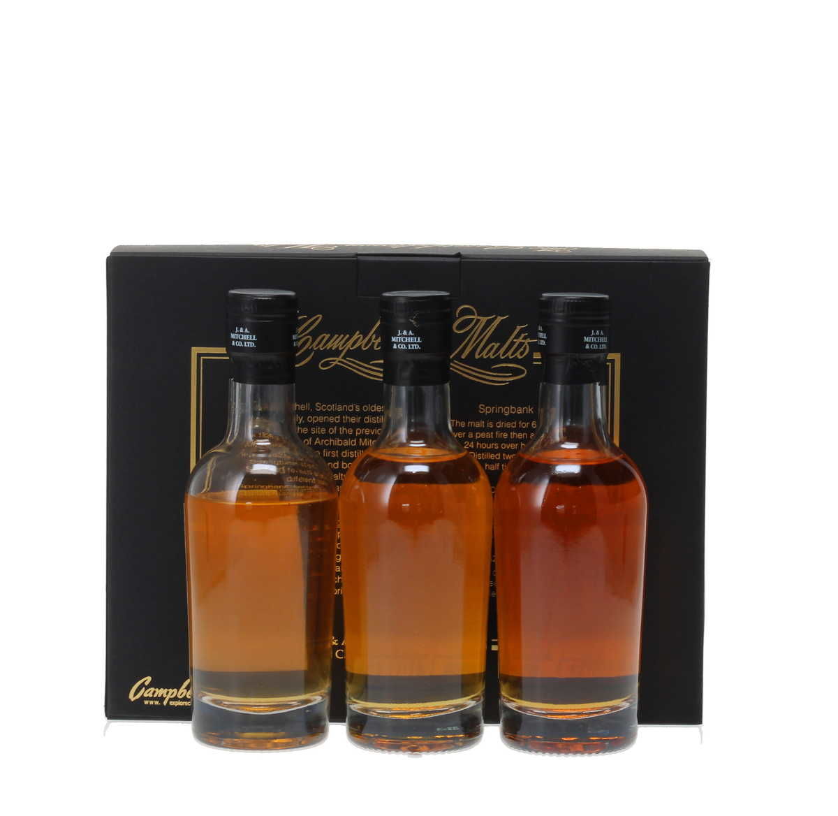 CAMPBELTOWN MALTS SELECTION PACK 3 X 20CL