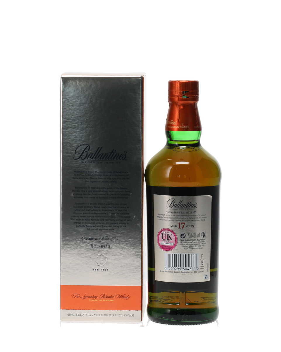 BALLANTINES 17 YEAR OLD - SIGNATURE DISTILLERY