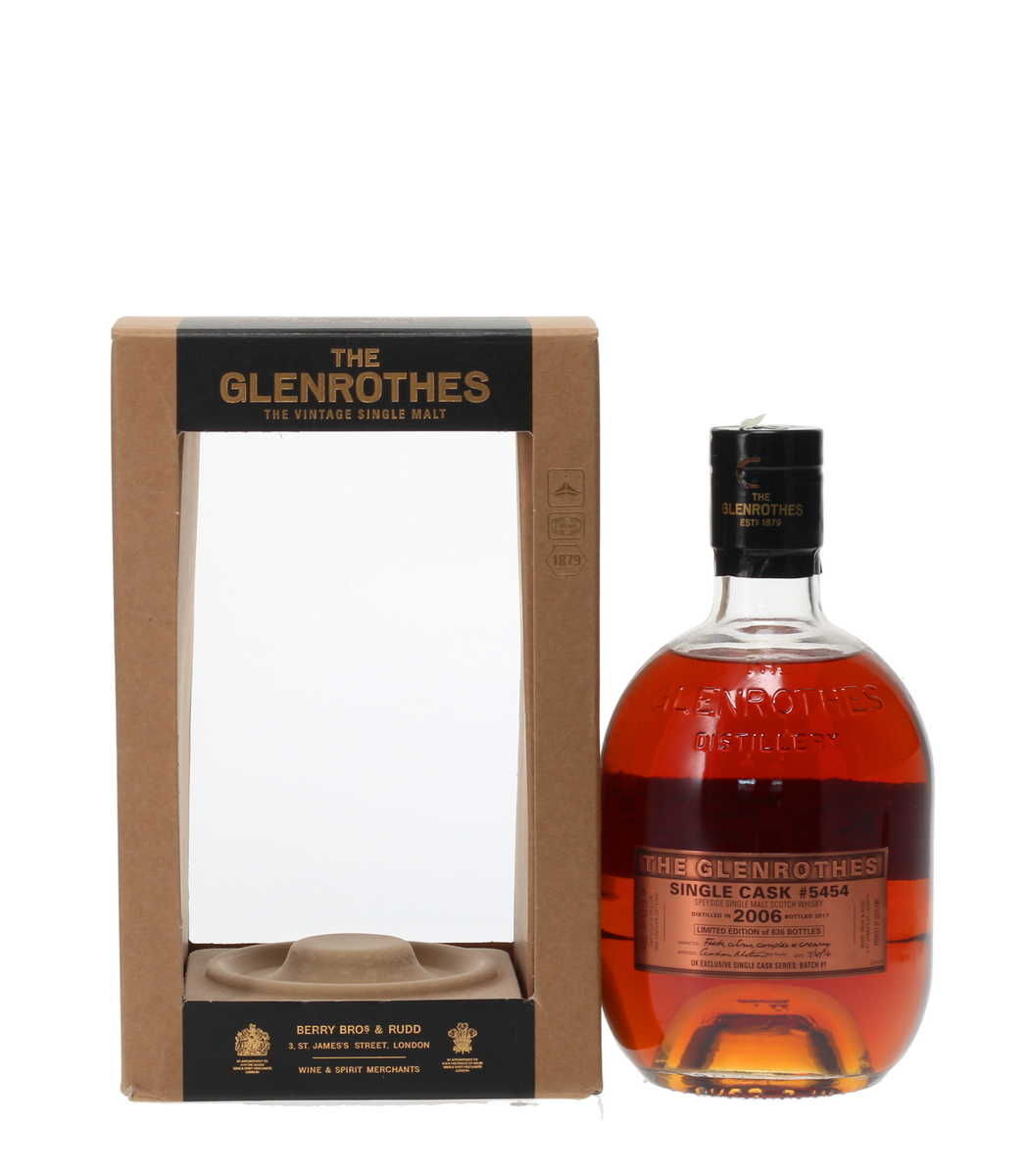 GLENROTHES SINGLE CASK #5454 2006 LIMITED EDITION UK EXCLUSIVE