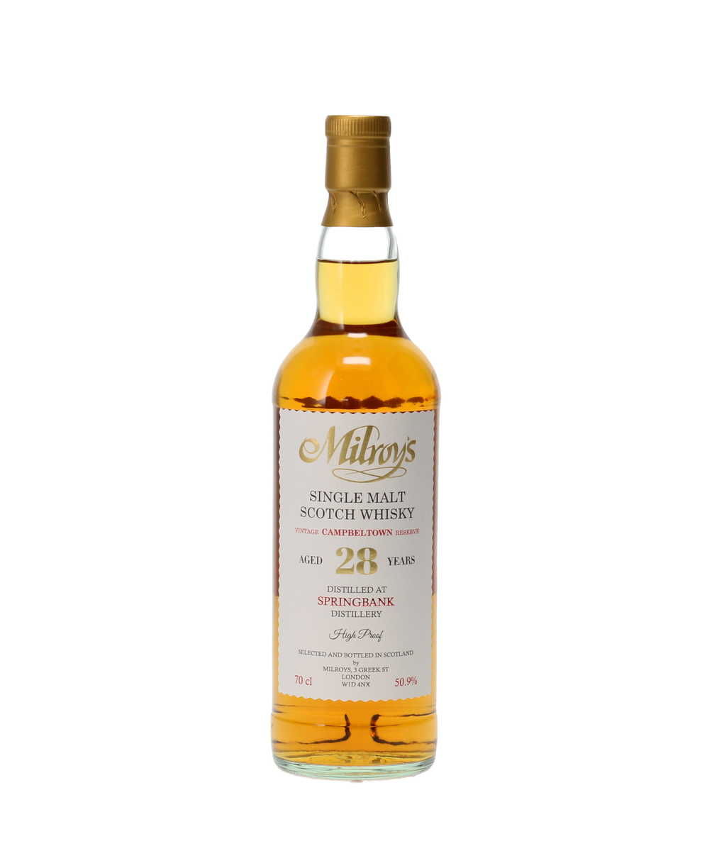 SPRINGBANK 1992 28 YEAR OLD - MILROYS VINTAGE RESERVE