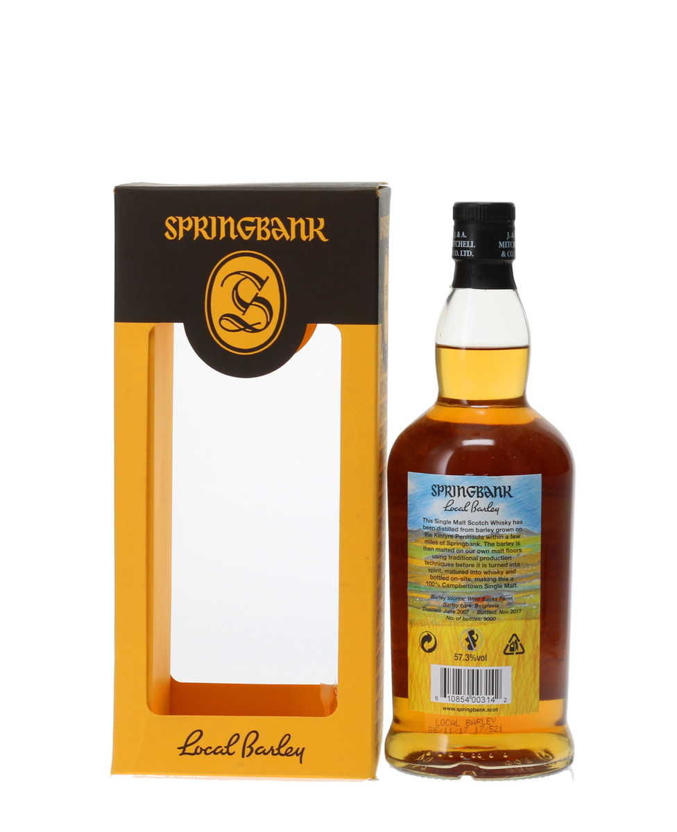 SPRINGBANK 10 YEAR OLD LOCAL BARLEY 2007