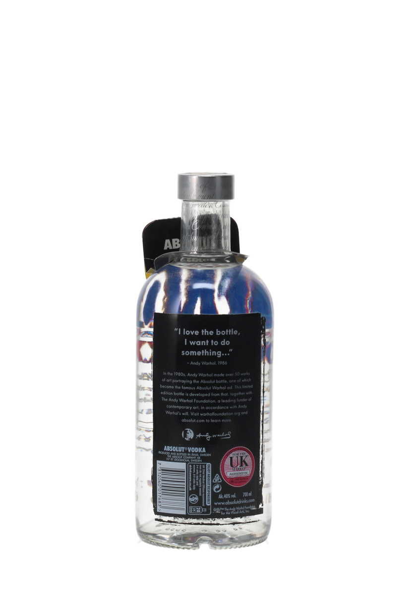 ABSOLUT ANDY WARHOL LIMITED EDITION 1 
