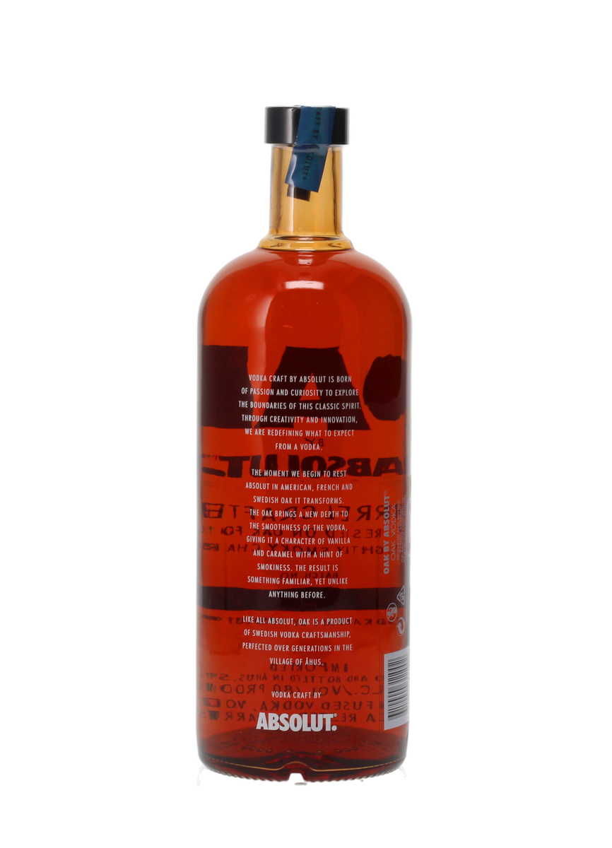 ABSOLUT OAK BARREL CRAFTED VODKA