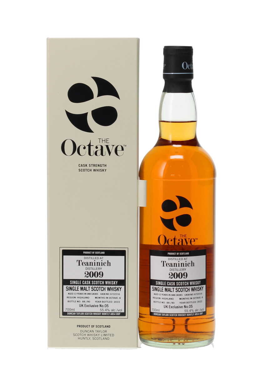 TEANINICH 2009 12 YEAR OLD OCTAVE UK EXCLUSIVE 