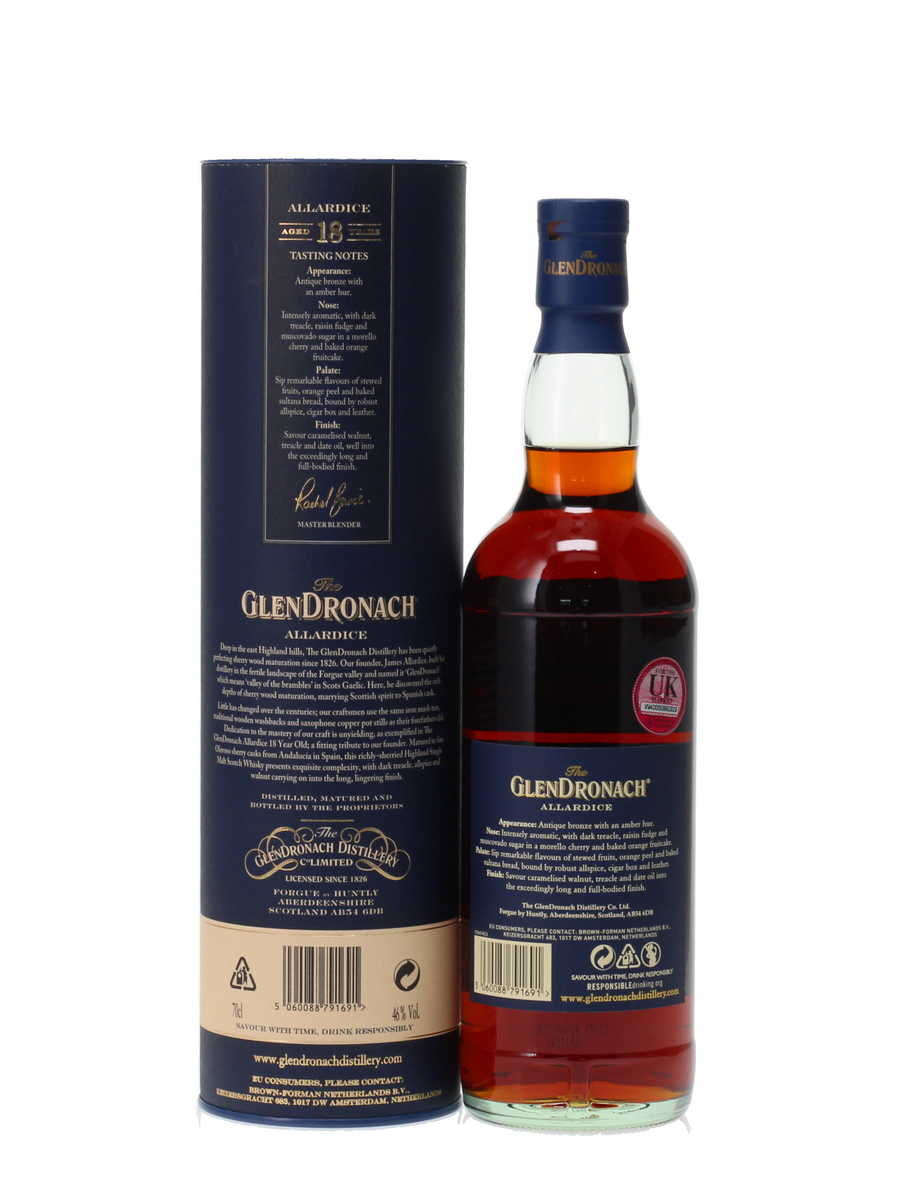 GLENDRONACH 18 YEAR OLD ALLARDICE