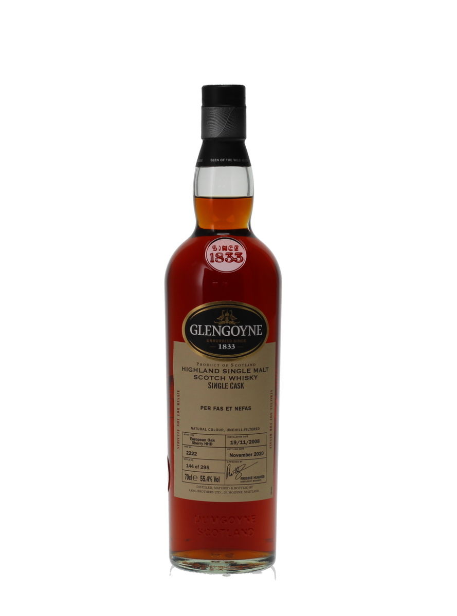 GLENGOYNE 12 YEAR OLD PRIVATE CASK - EUROPEAN SHERRY OAK #2222