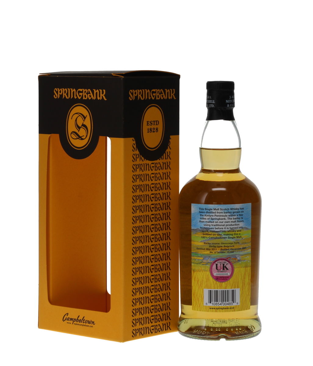 SPRINGBANK 10 YEAR OLD LOCAL BARLEY 2022 RELEASE