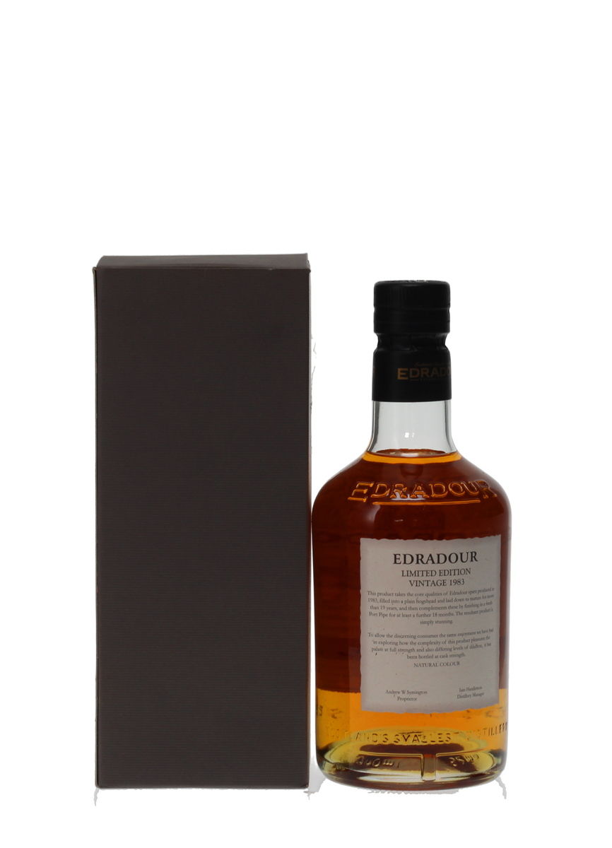 EDRADOUR 1983 21 YEAR OLD PORT CASK