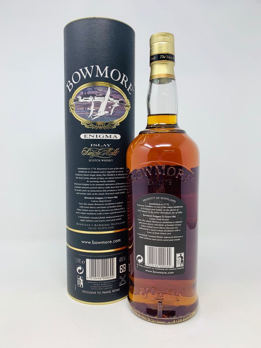 BOWMORE ENIGMA 12 YEAR OLD 