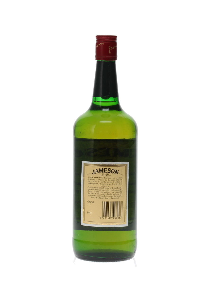 JAMESON'S IRISH WHISKEY 1 LITRE