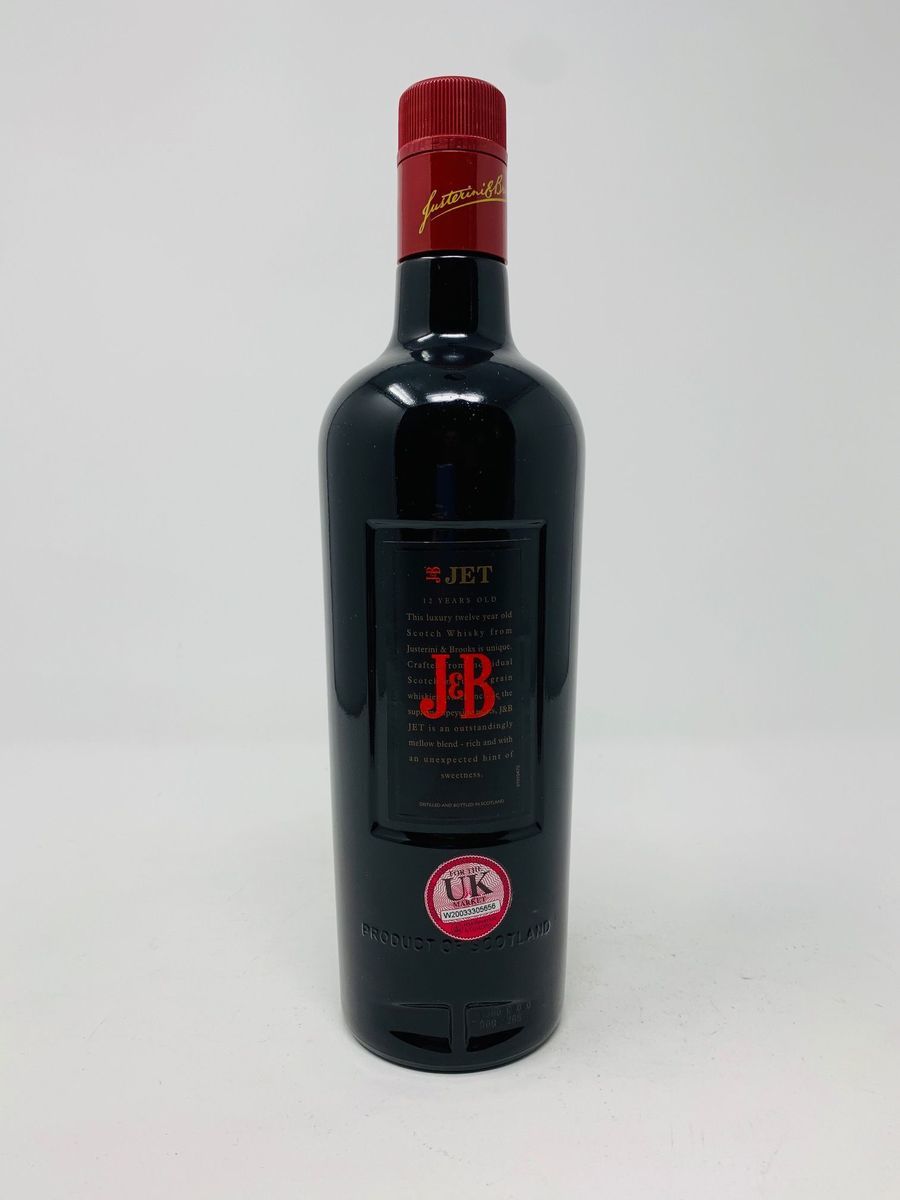 J & B JET 12 YEAR OLD (DISCONTINUED) TRAVEL RETAIL EXCLUSIVE.